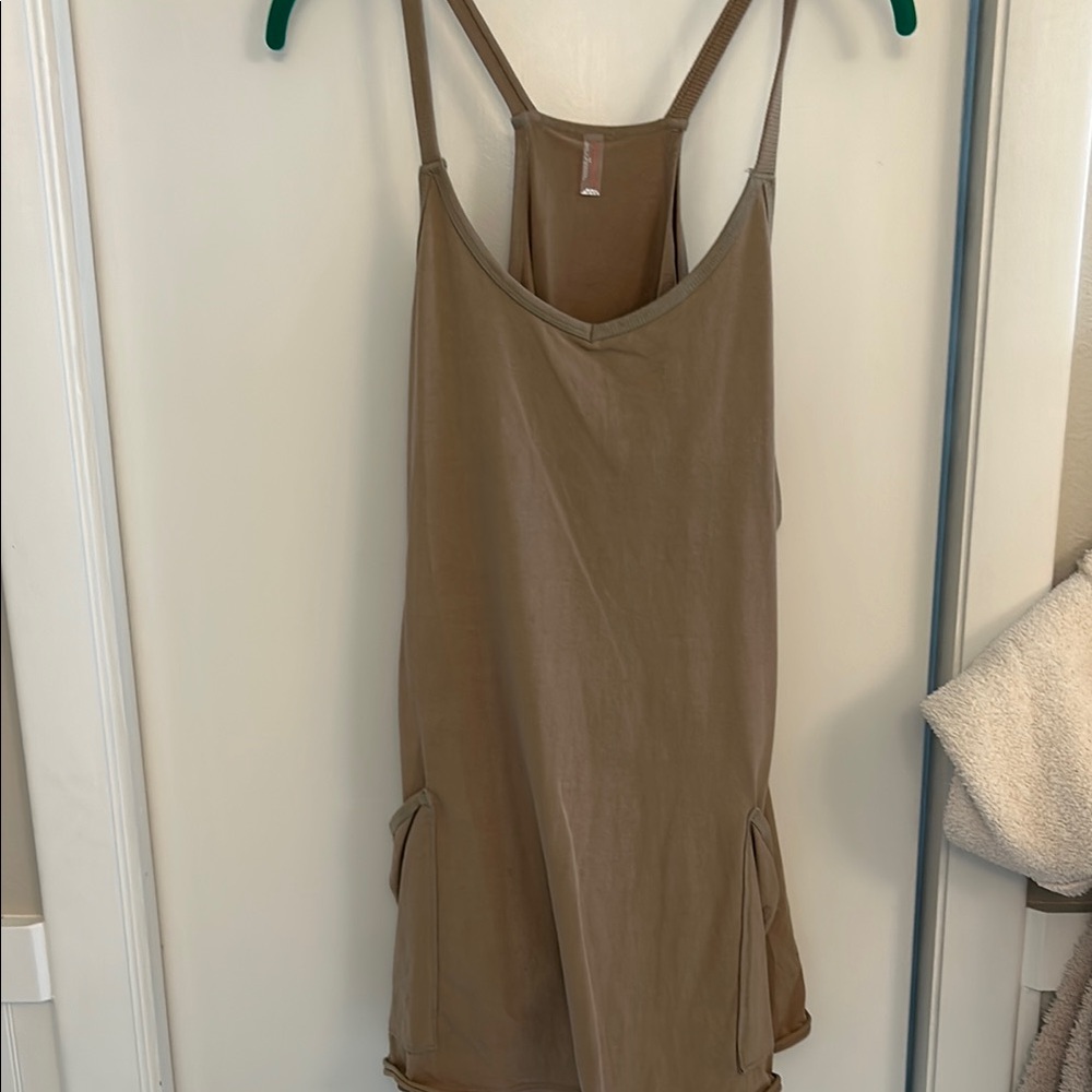 FP Movement by Free People Tan Mini Dress
